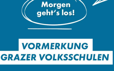 Die Vormerkung für die Grazer Volksschulen